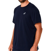 Asics camiseta técnica manga corta hombre CORE NEGRO vista detalle