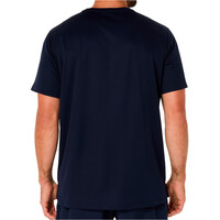 Asics camiseta técnica manga corta hombre CORE NEGRO vista trasera