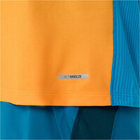 Asics camiseta técnica manga corta hombre ROAD FADE VERDE 04