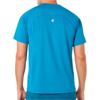 Asics camiseta técnica manga corta hombre ROAD FADE VERDE vista trasera