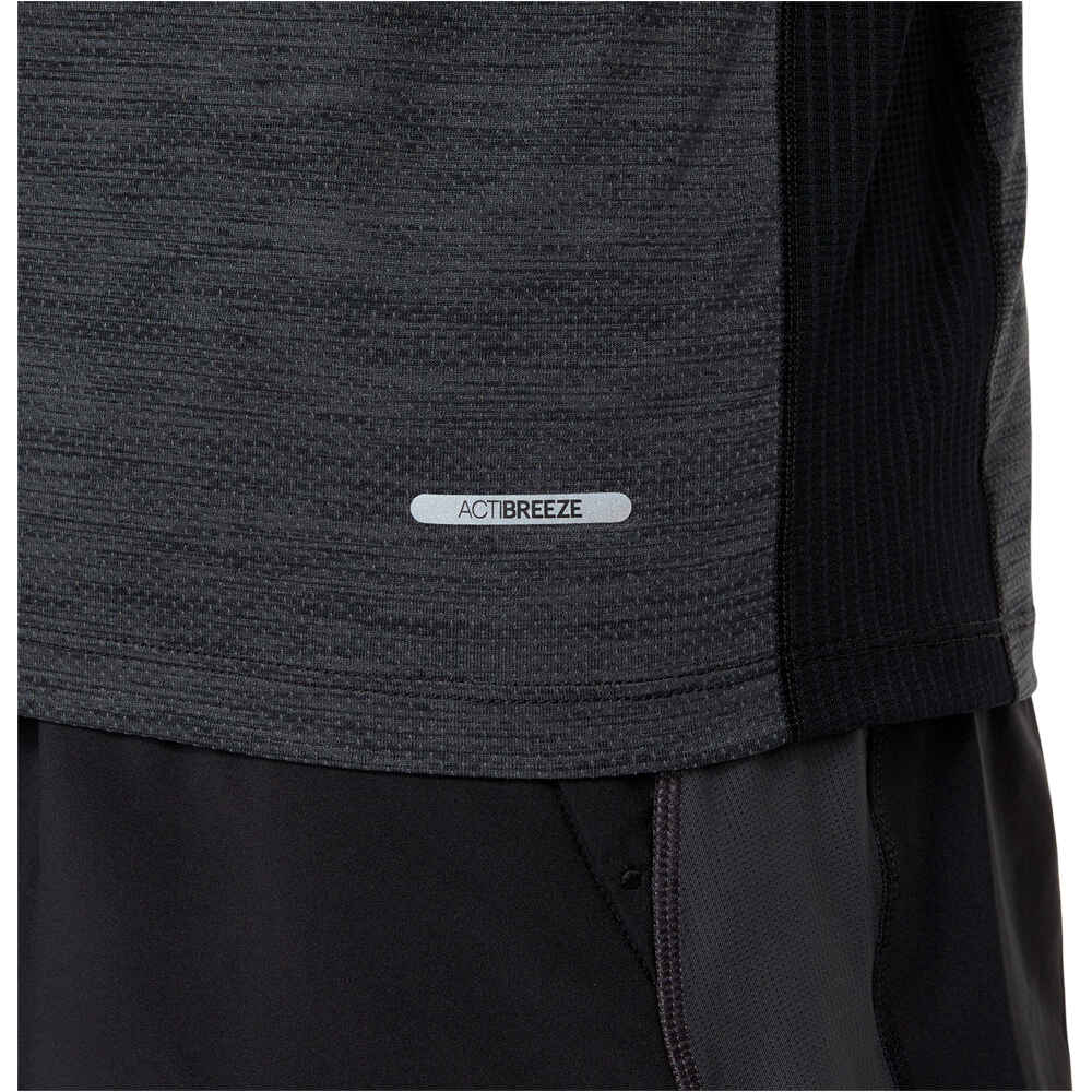 Asics camiseta técnica manga corta hombre ROAD NEGRO 04