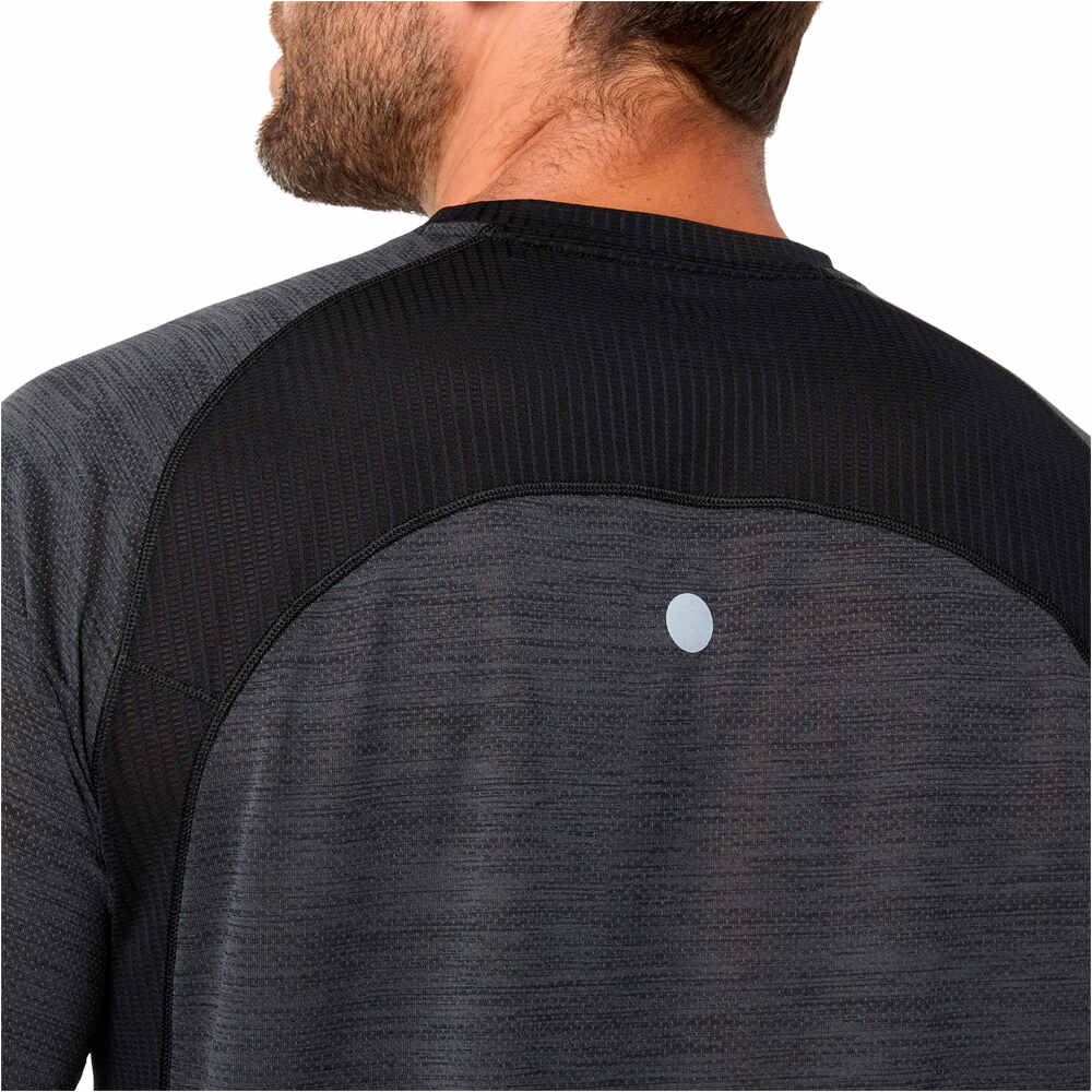 Asics camiseta técnica manga corta hombre ROAD NEGRO 05