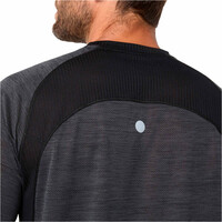 Asics camiseta técnica manga corta hombre ROAD NEGRO 05