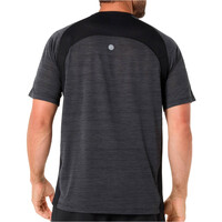 Asics camiseta técnica manga corta hombre ROAD NEGRO vista trasera