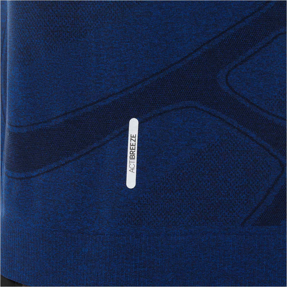 Asics camiseta técnica manga corta hombre ROAD SEAMLESS AZUL 04