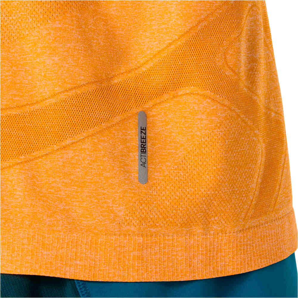 Asics camiseta técnica manga larga hombre ROAD NARANJA 06