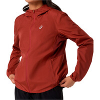 Asics CHAQUETA RUNNING MUJER ASICS CORE JACKET ROJO vista detalle