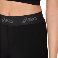 Asics malla corta running mujer ESSENTIAL LOGO NEGRO 04