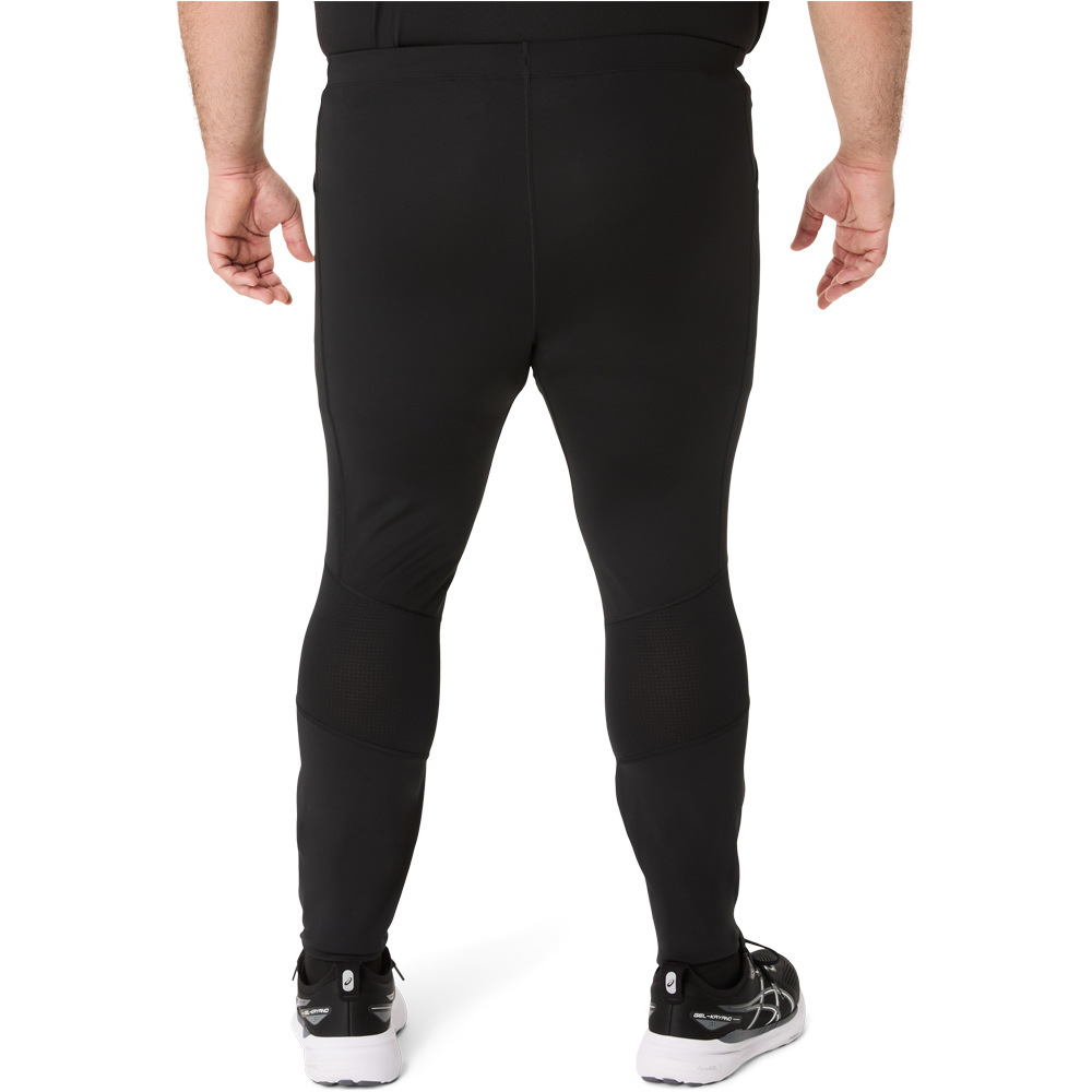 Asics malla larga running hombre CORE NEGRO vista trasera