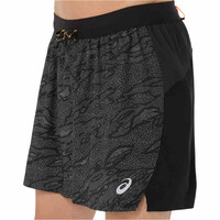 Asics pantalón running hombre FUJITRAIL ALL OVER PRINT NEGRO 03