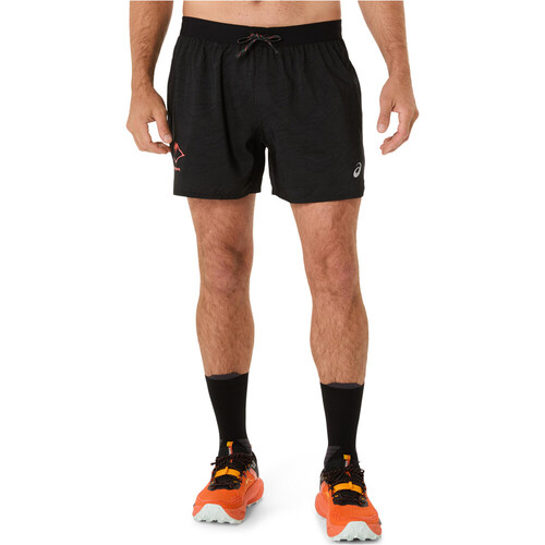 Asics pantalón running hombre FUJITRAIL ALL OVER PRINT NEGRO