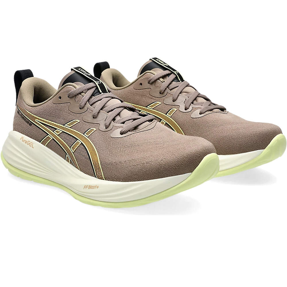 Asics zapatilla running hombre GEL-CUMULUS 27 MARRON lateral interior