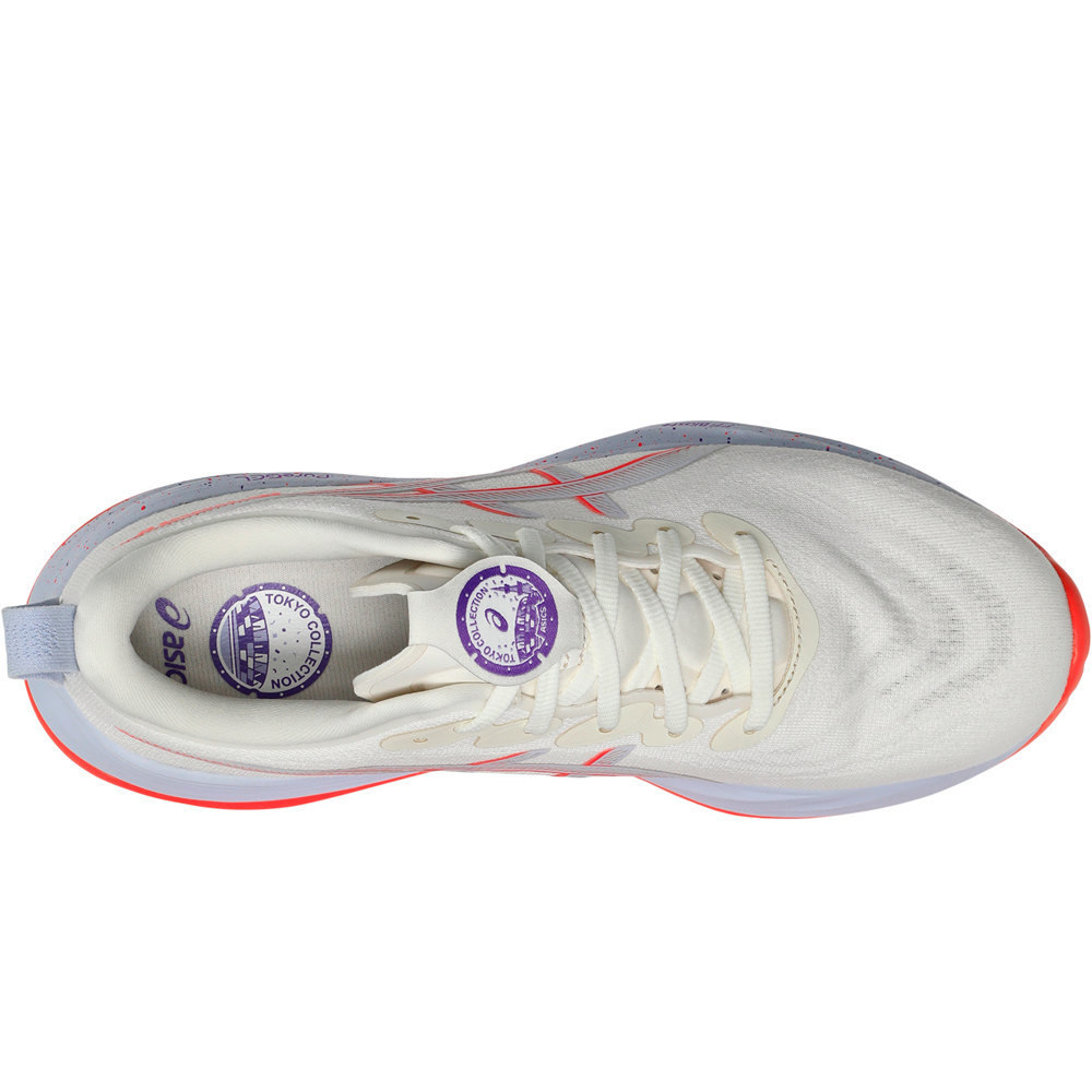 Asics zapatilla running hombre GEL-CUMULUS 27 TOKYO BLANCO 05