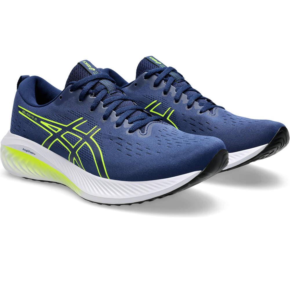 Asics zapatilla running hombre GEL-EXCITE 10 AZUL lateral interior