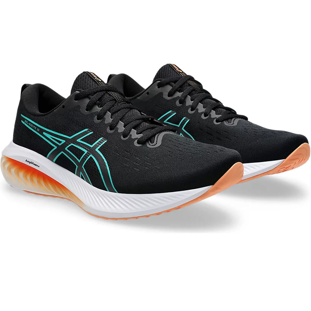 Asics zapatilla running hombre GEL-EXCITE 10 NEGRO lateral interior