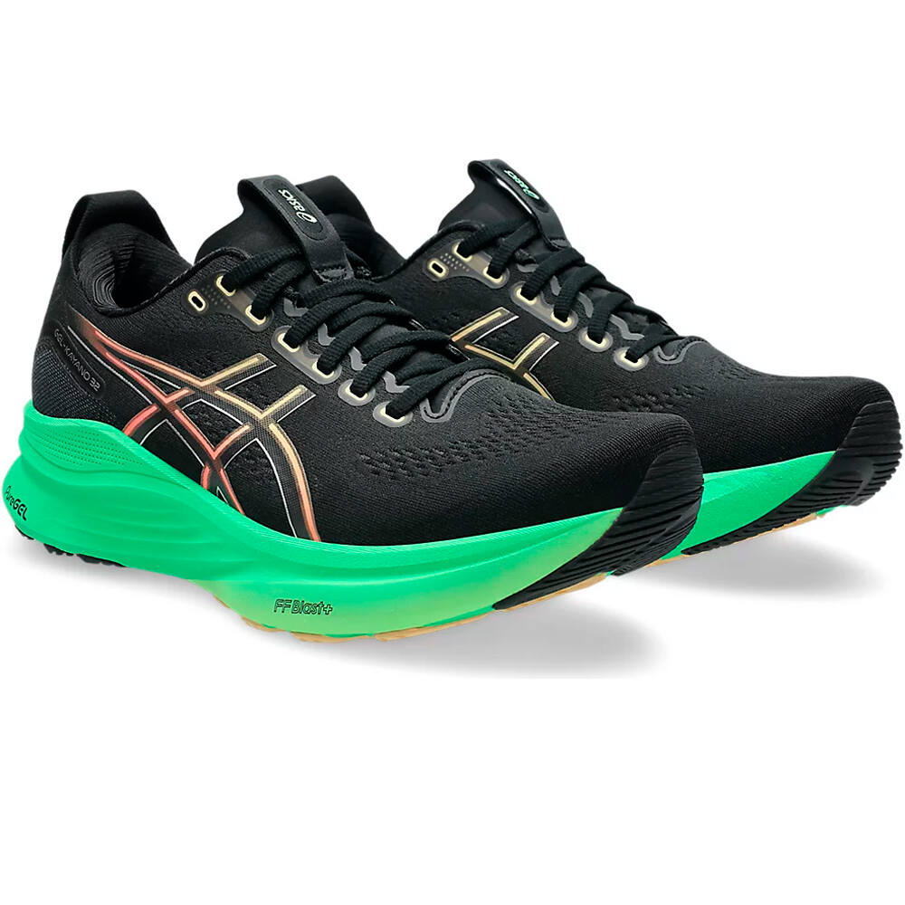 Asics zapatilla running hombre GEL-KAYANO 32 VERDE lateral interior