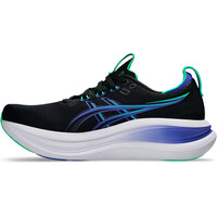 Asics zapatilla running hombre GEL-NIMBUS 28 NEGRO puntera