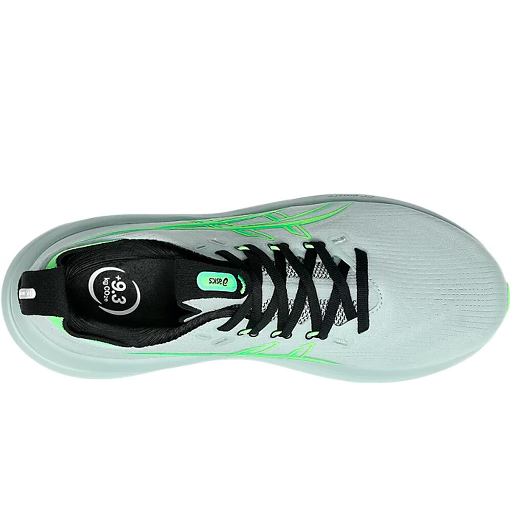 Asics zapatilla running hombre GEL-NIMBUS 28 VERDE 05