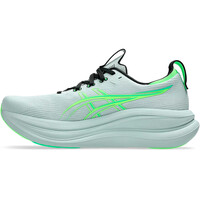 Asics zapatilla running hombre GEL-NIMBUS 28 VERDE puntera