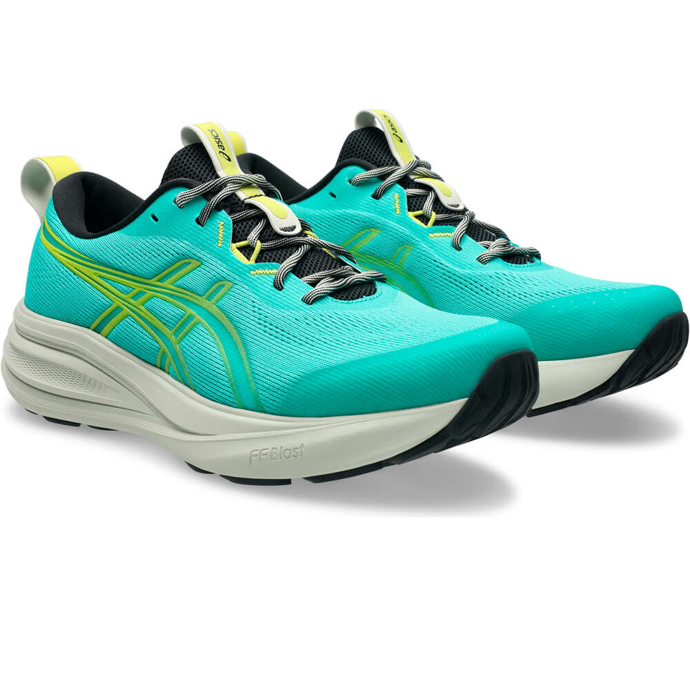 Asics zapatilla running hombre GEL-PULSE 17 TR VERDE lateral interior