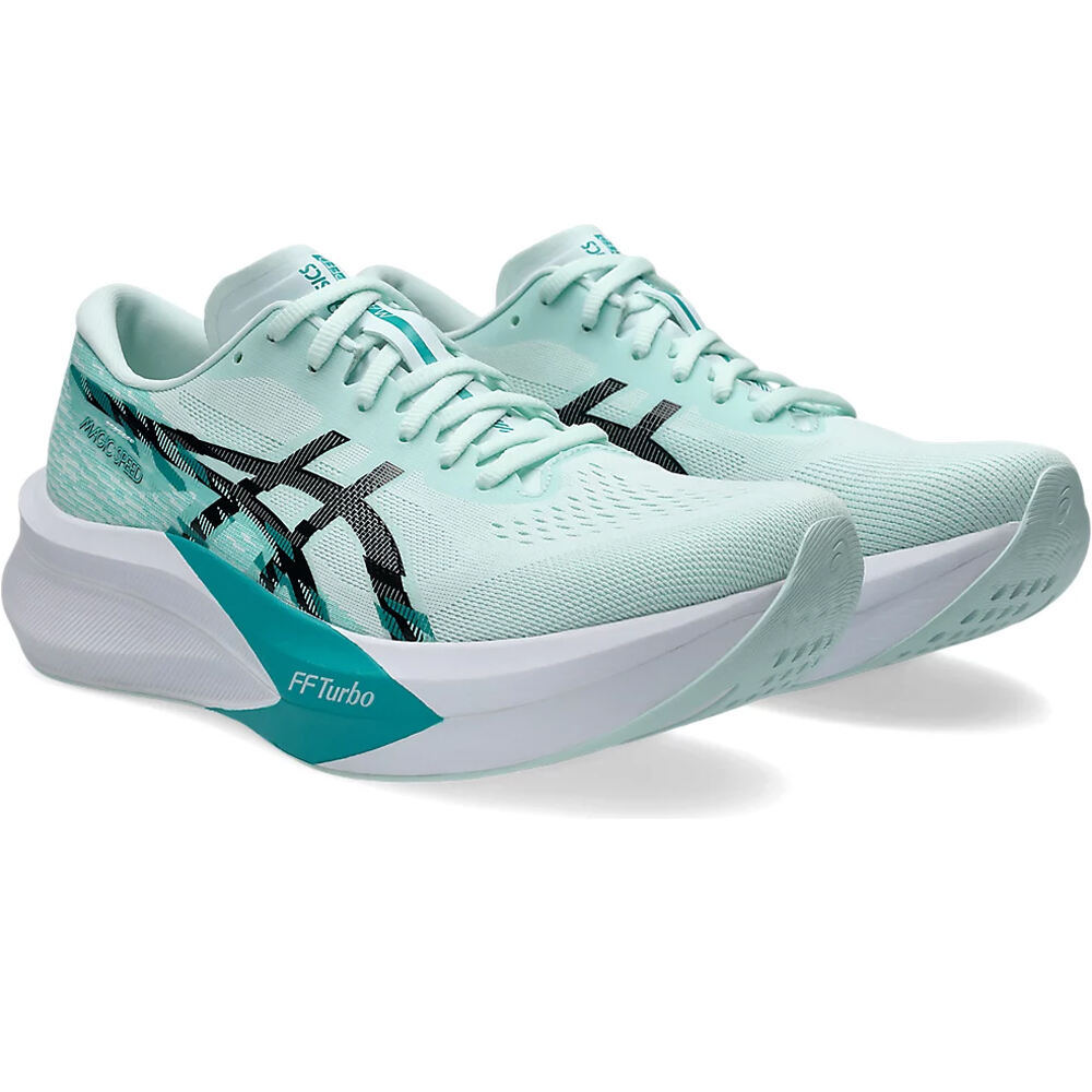 Asics zapatilla running hombre MAGIC SPEED 4 BLANCO lateral interior