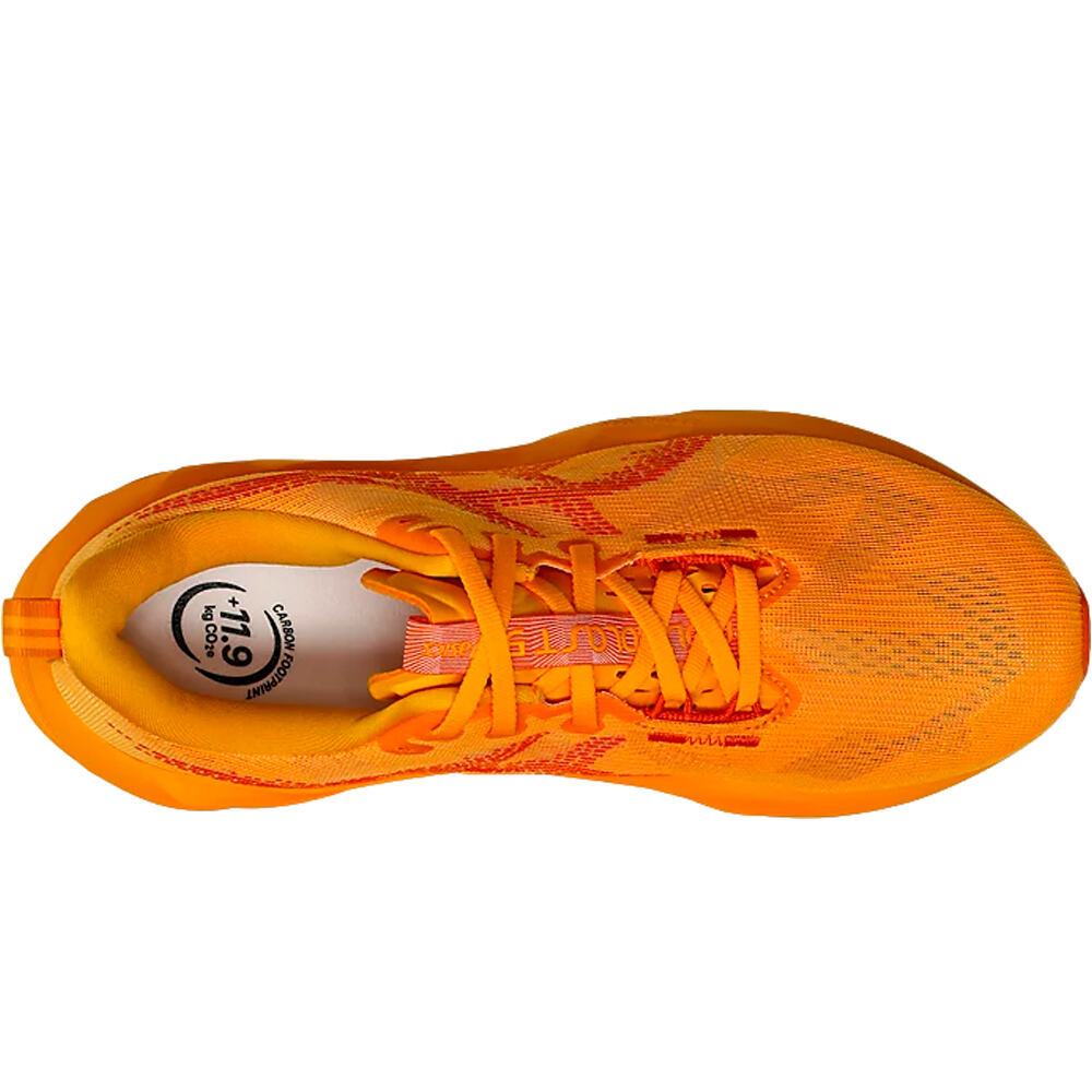 Asics zapatilla running hombre NOVABLAST 5 NARANJA 05