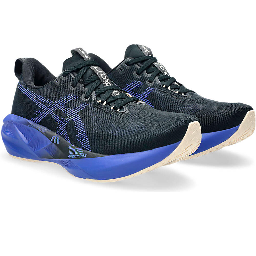 Asics zapatilla running hombre NOVABLAST 5 NEGRO lateral interior