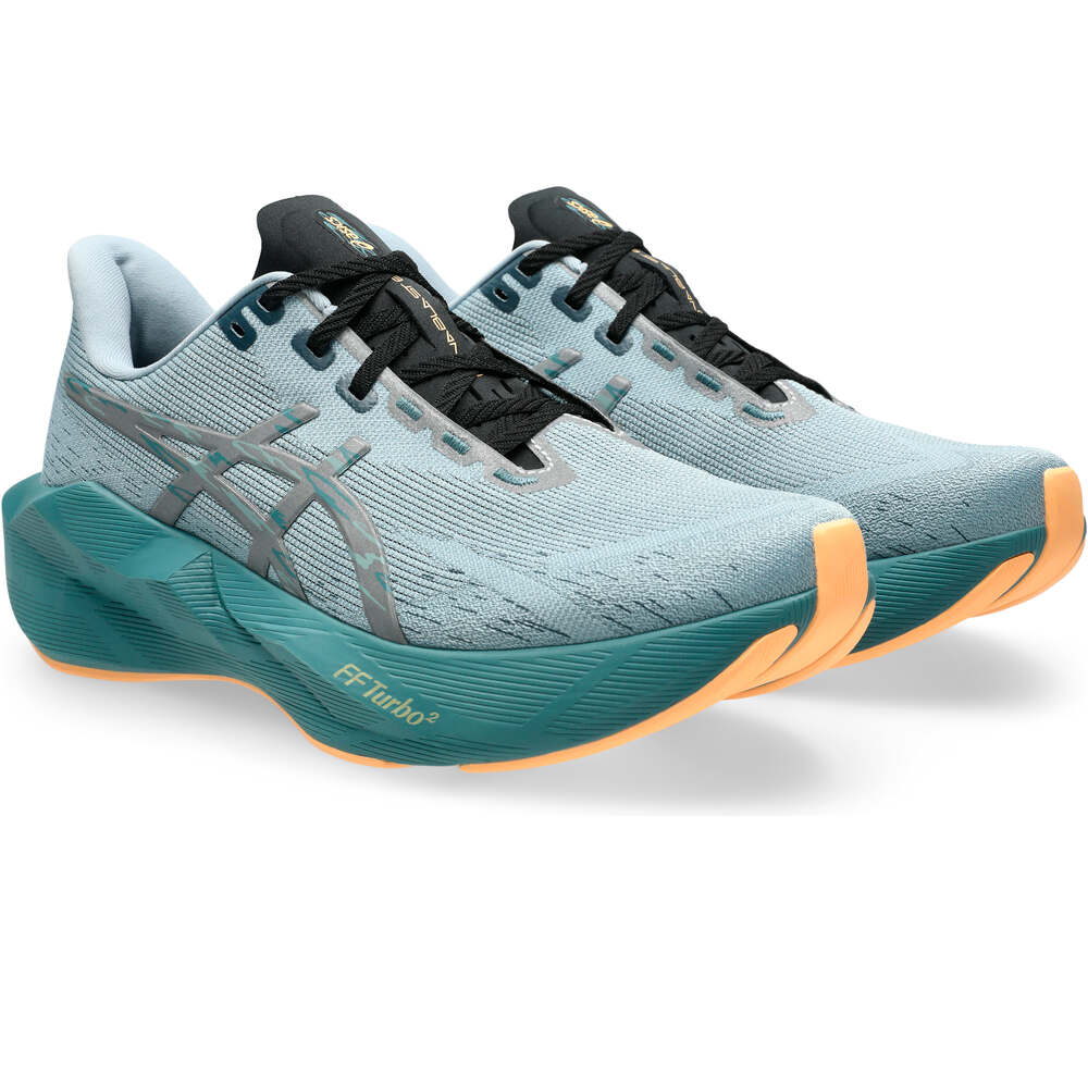 Asics zapatilla running hombre NOVABLAST 6 LITE-SHOW GRIS lateral interior