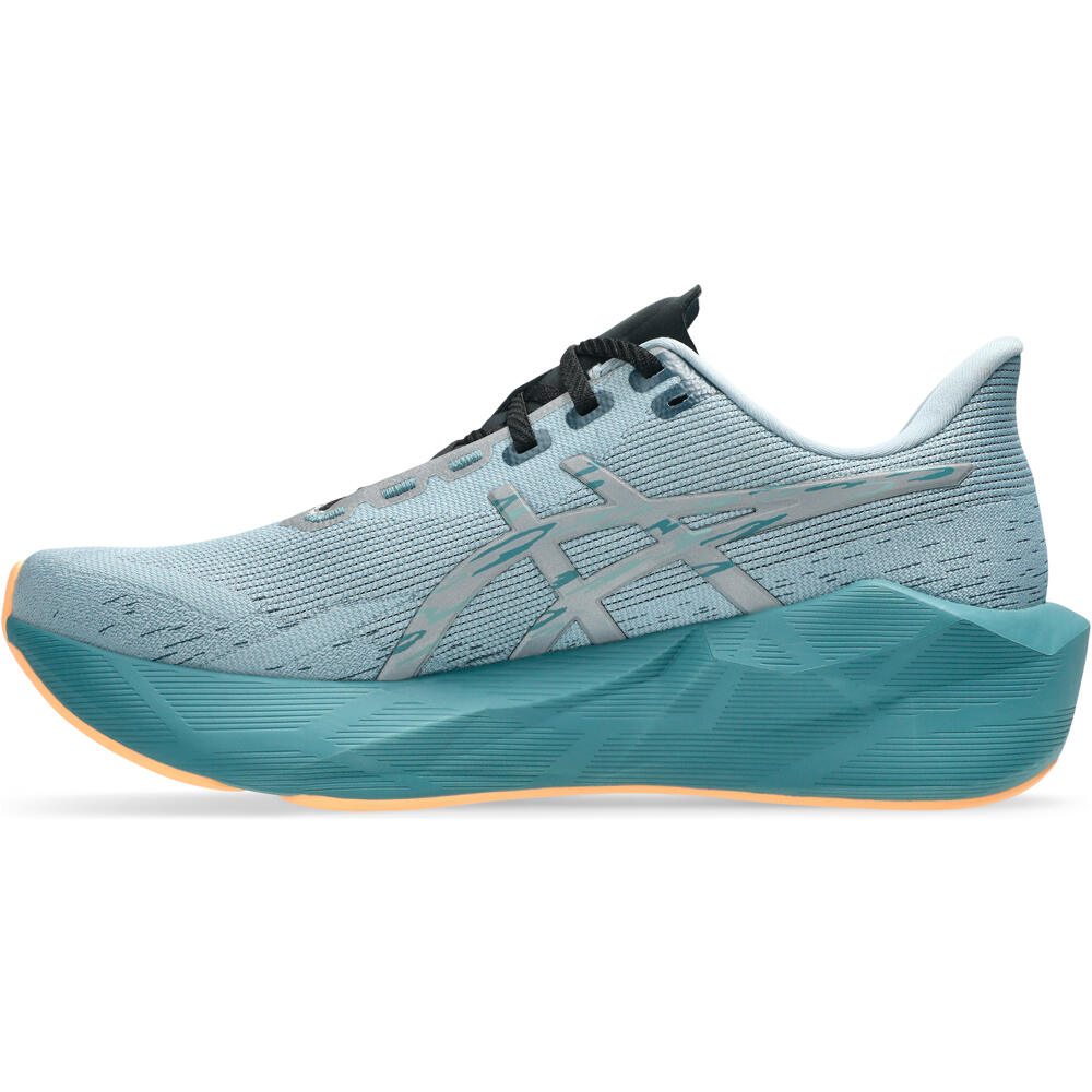 Asics zapatilla running hombre NOVABLAST 6 LITE-SHOW GRIS puntera