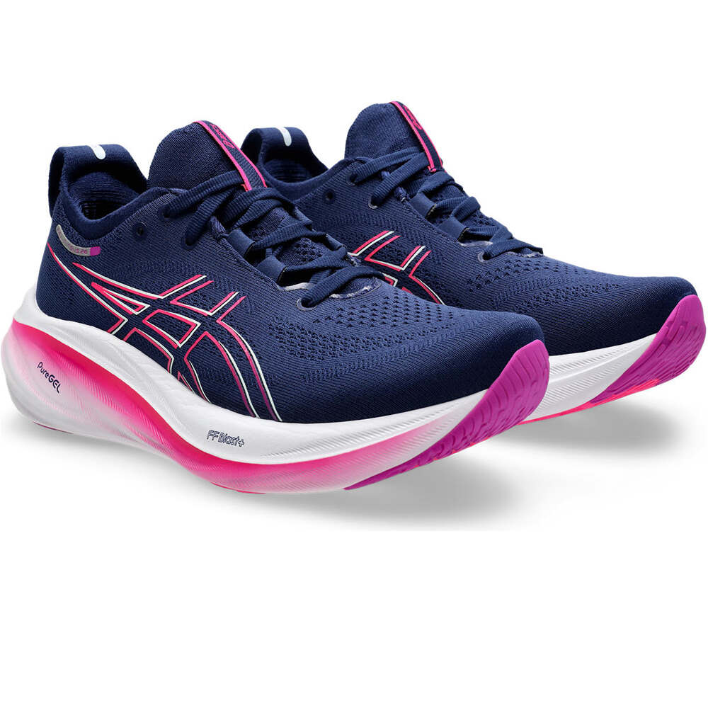 Asics zapatilla running mujer GEL-NIMBUS 26 NEGRO lateral interior