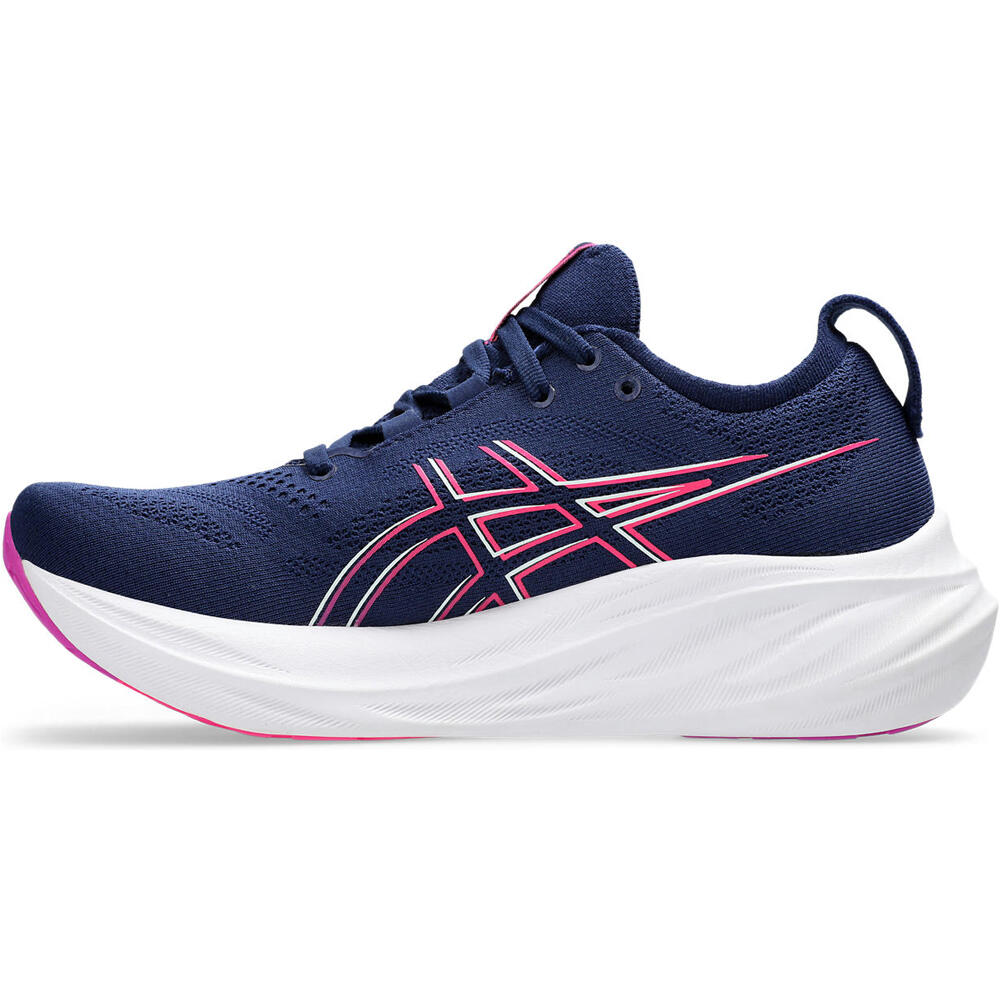 Asics zapatilla running mujer GEL-NIMBUS 26 NEGRO puntera