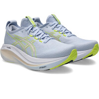 Asics zapatilla running mujer GEL-NIMBUS 27 AZUL lateral interior