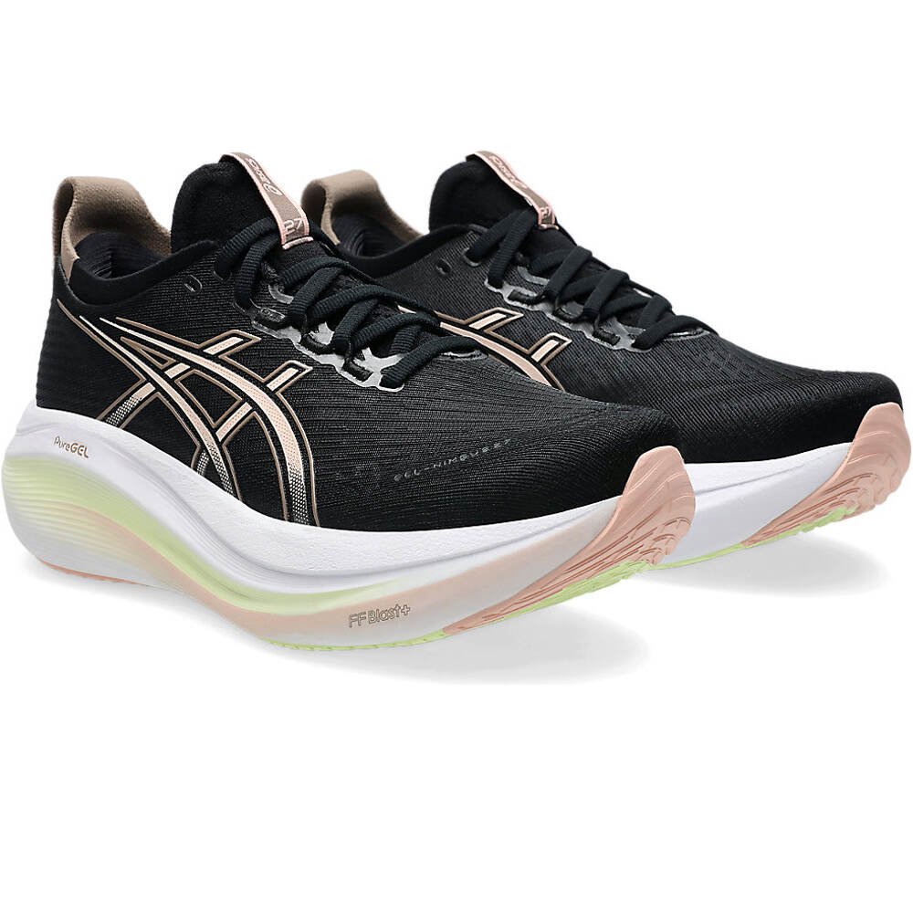 Asics zapatilla running mujer GEL-NIMBUS 27  lateral interior