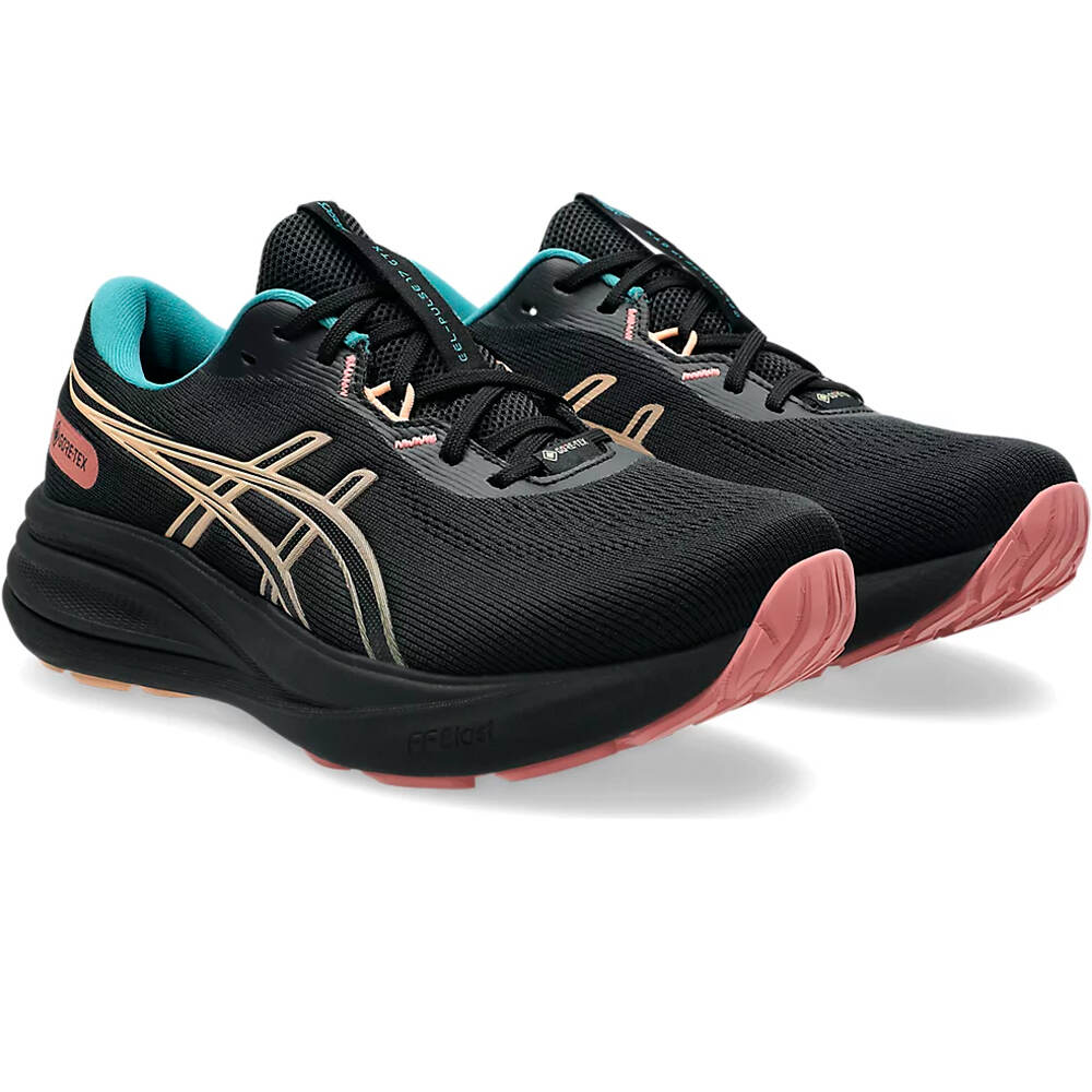 Asics zapatilla running mujer GEL-PULSE 17 GORE-TEX NEGRO lateral interior