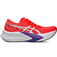 Asics zapatilla running mujer MAGIC SPEED 4 ROJO lateral exterior