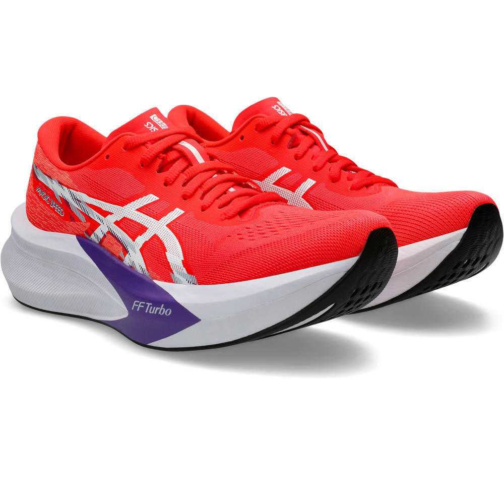 Asics zapatilla running mujer MAGIC SPEED 4 ROJO lateral interior