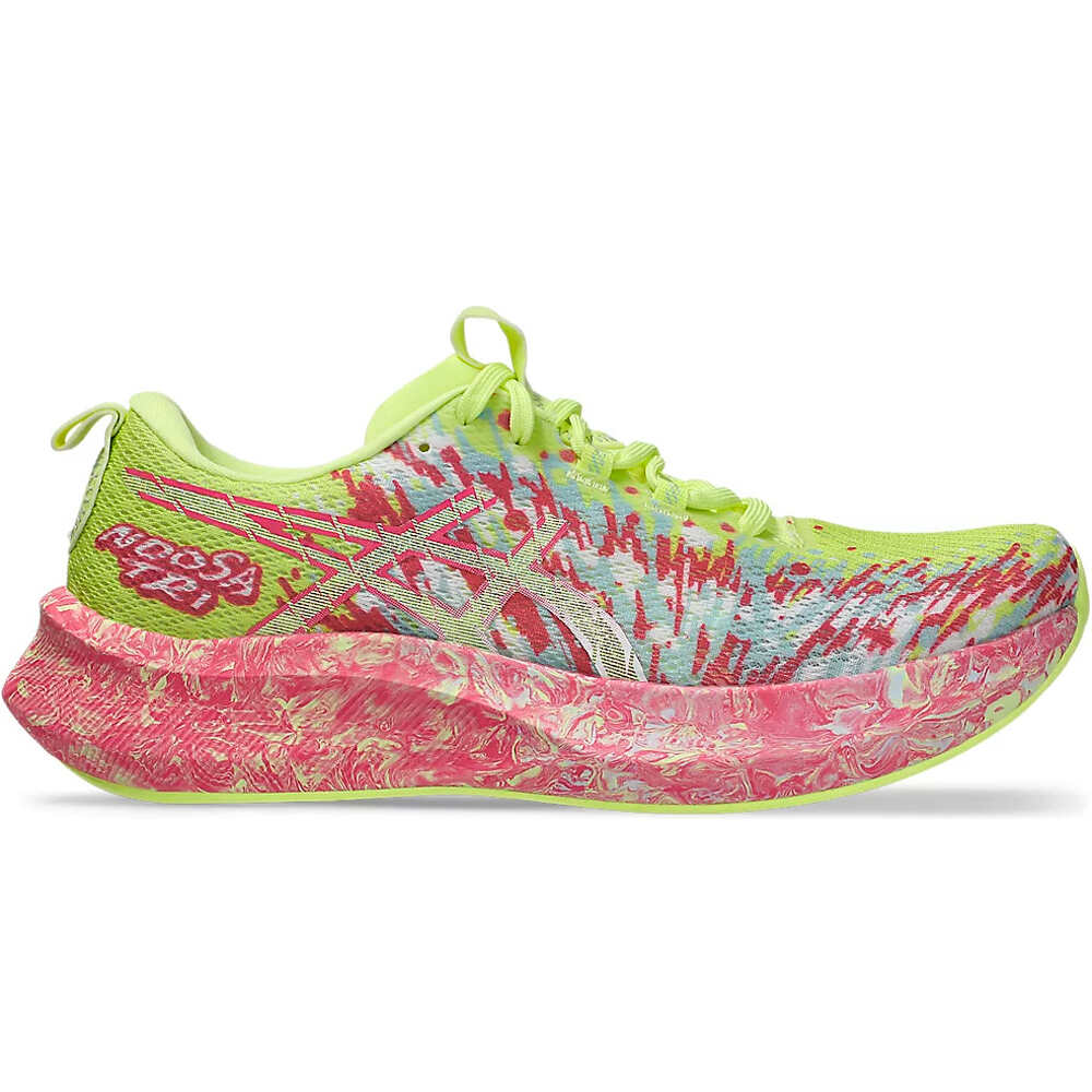 Asics zapatilla running mujer NOOSA TRI 16 ROSA lateral exterior