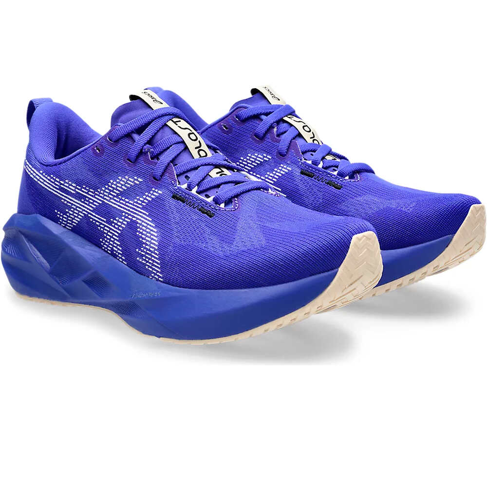 Asics zapatilla running mujer NOVABLAST 5 AZUL lateral interior