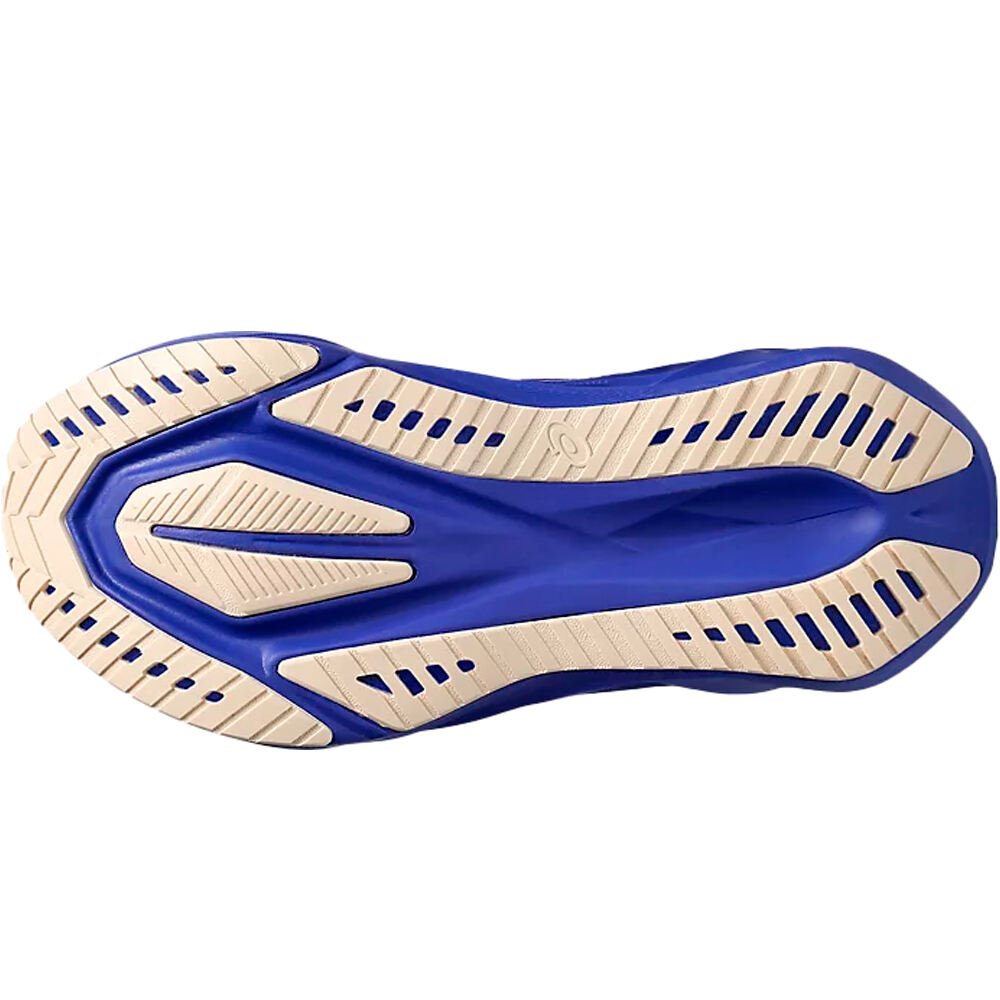 Asics zapatilla running mujer NOVABLAST 5 AZUL vista superior