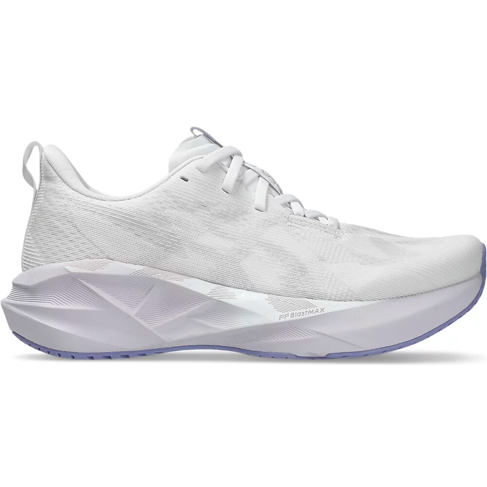 Asics zapatilla running mujer NOVABLAST 5 BLANCO lateral exterior