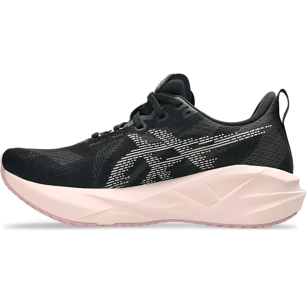 Asics zapatilla running mujer NOVABLAST 5 NEGRO puntera