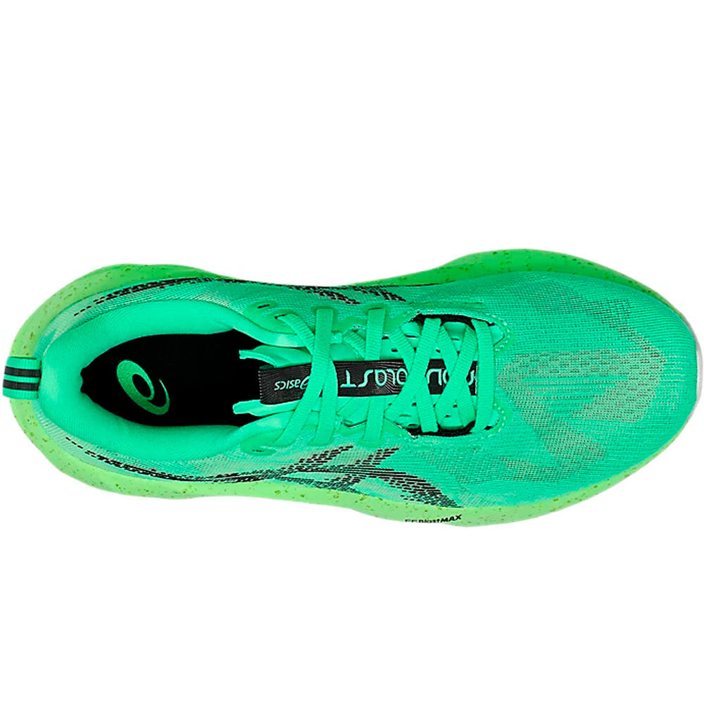 Asics zapatilla running mujer NOVABLAST 5 VERDE 05