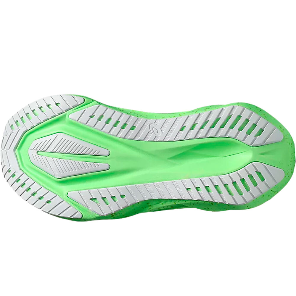 Asics zapatilla running mujer NOVABLAST 5 VERDE vista superior