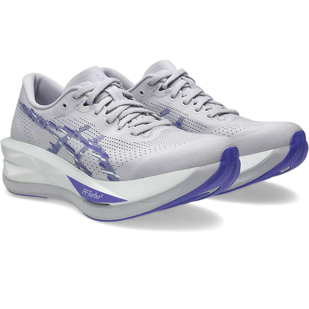 Asics zapatilla running mujer SONICBLAST GRIS lateral interior