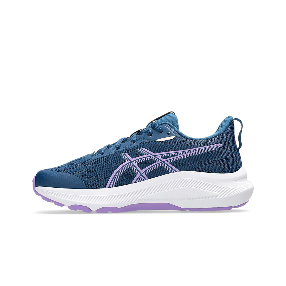 Asics zapatilla running niño GT-1000 14 GS AZUL vista detalle