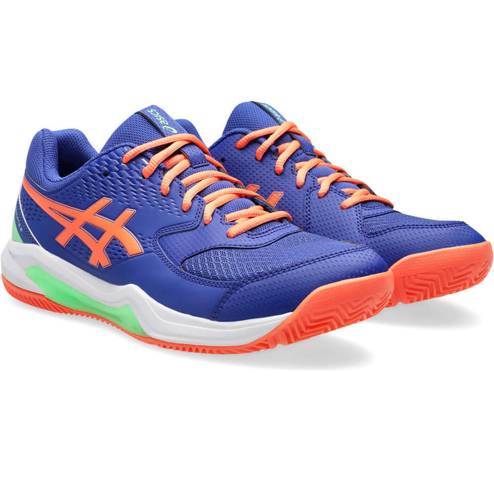 Asics Zapatillas Padel Hombre GEL DEDICATE 8 PADEL AZUL lateral interior