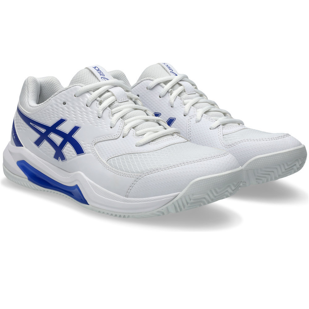 Asics Zapatillas Padel Hombre GEL DEDICATE 8 PADEL BLANCO lateral interior