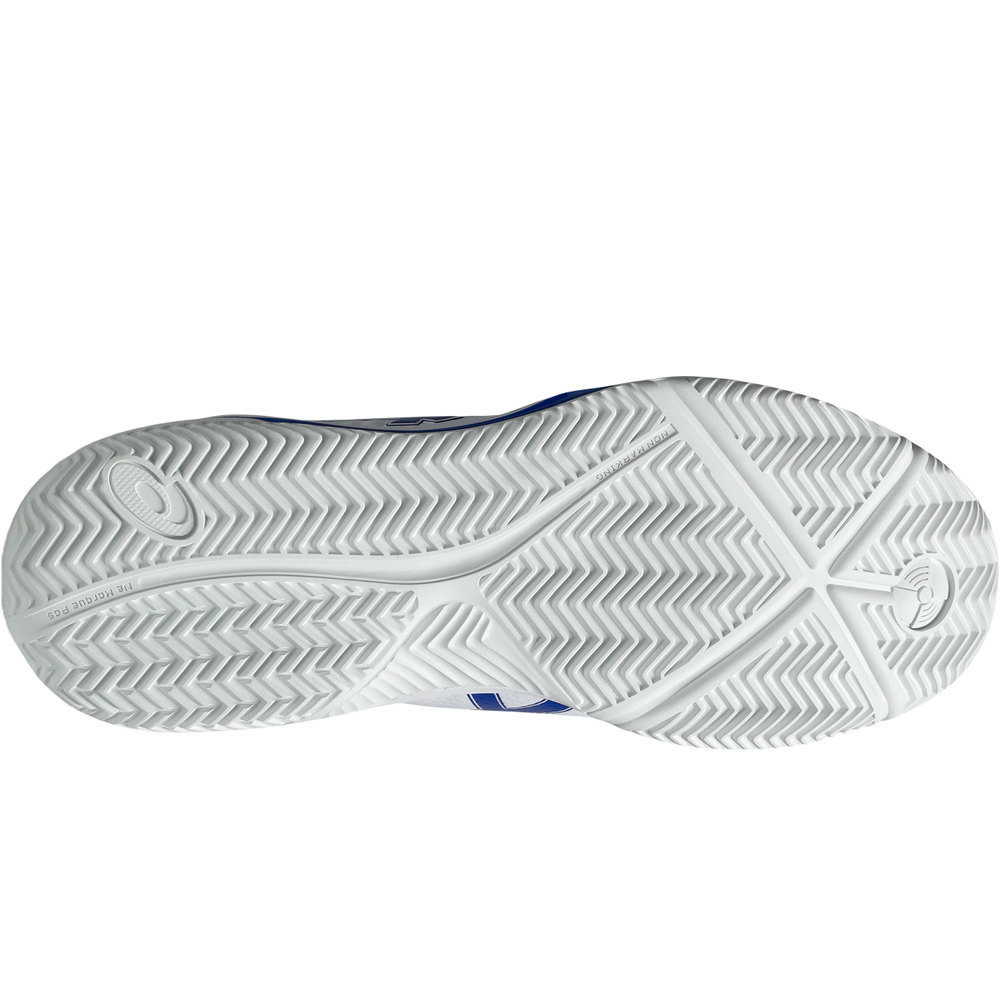 Asics Zapatillas Padel Hombre GEL DEDICATE 8 PADEL BLANCO vista superior