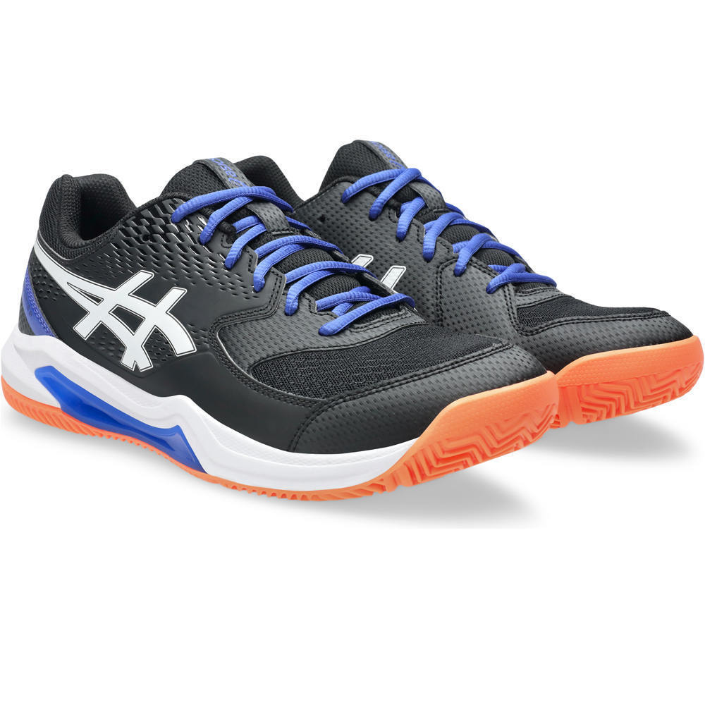 Asics Zapatillas Padel Hombre GEL DEDICATE 8 PADEL NEGRO lateral interior