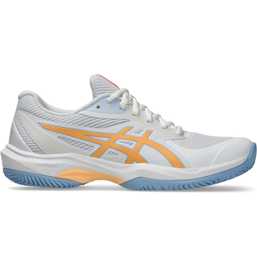 Asics Zapatillas Padel Mujer GAME FF PADEL BLANCO lateral exterior